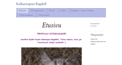 Desktop Screenshot of mimminkarvakamut.kotisivuni.org